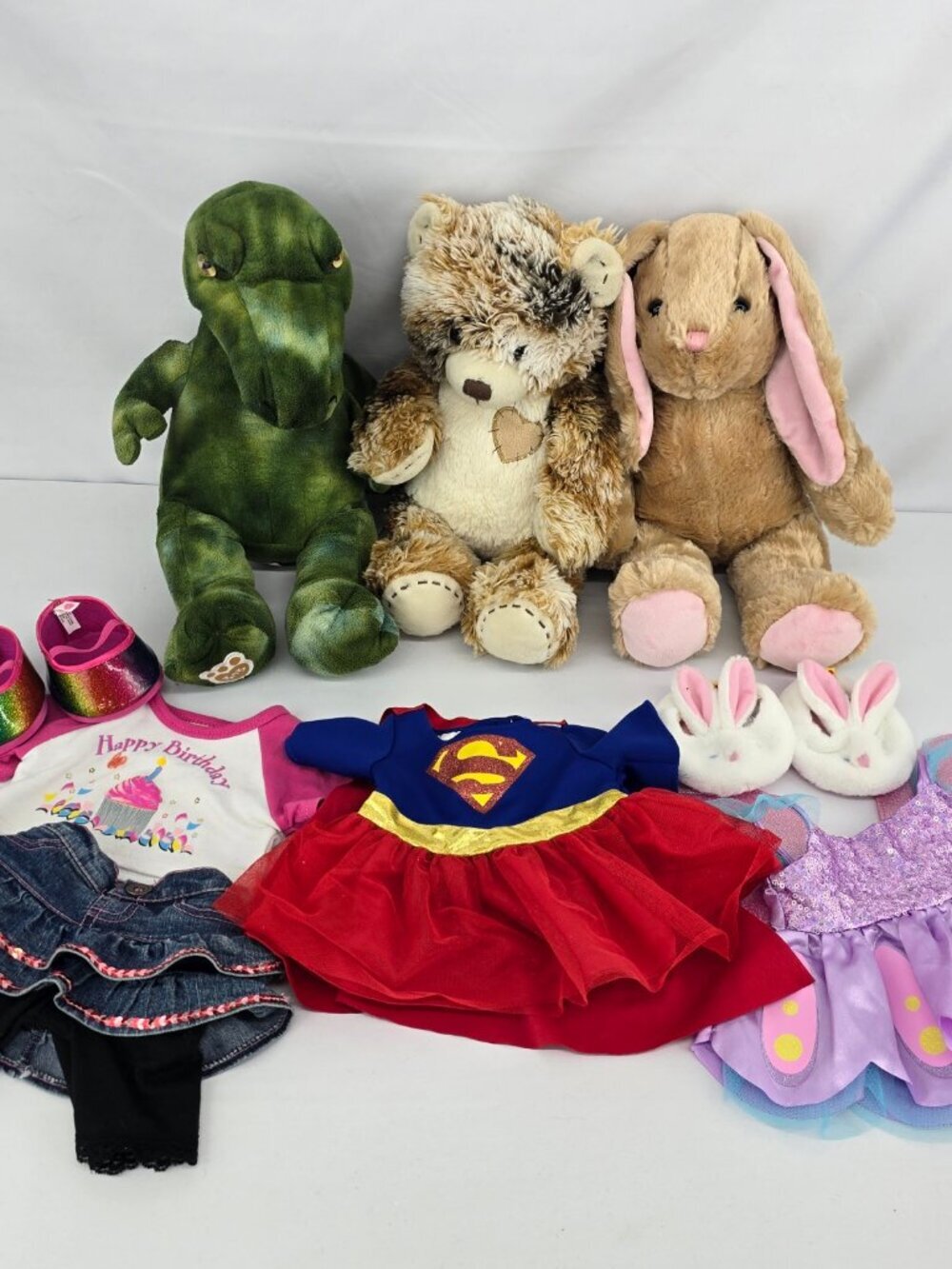 Build A Bear Bundle Plush Animals Clothes Shoes Costumes